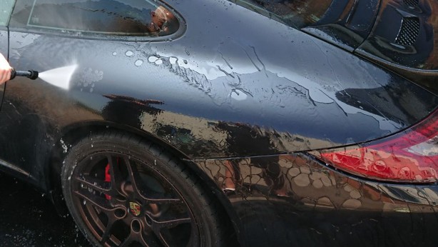 15 BEADING WITH NO WAX OR PROTECTION