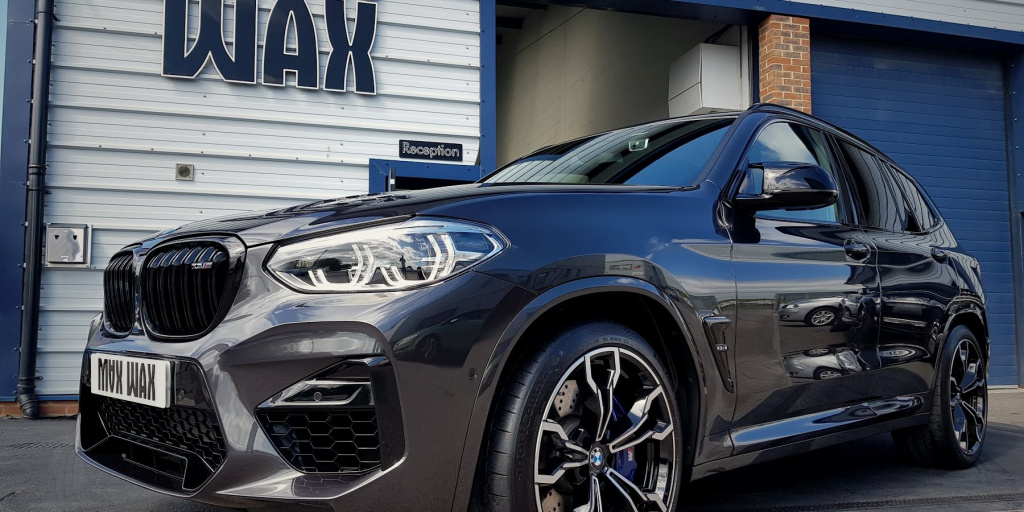 BMW X3 outside the MAX WAX detailing studio